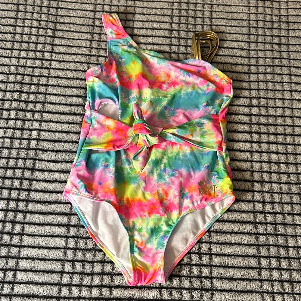 New Betsy Johnson Colorful Swimsuit (Kids XL)